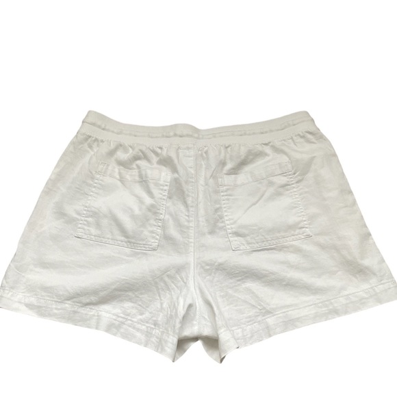 NWT Gap Lounge Casual Beach White Bottom Shorts (size L) - Picture 6 of 7
